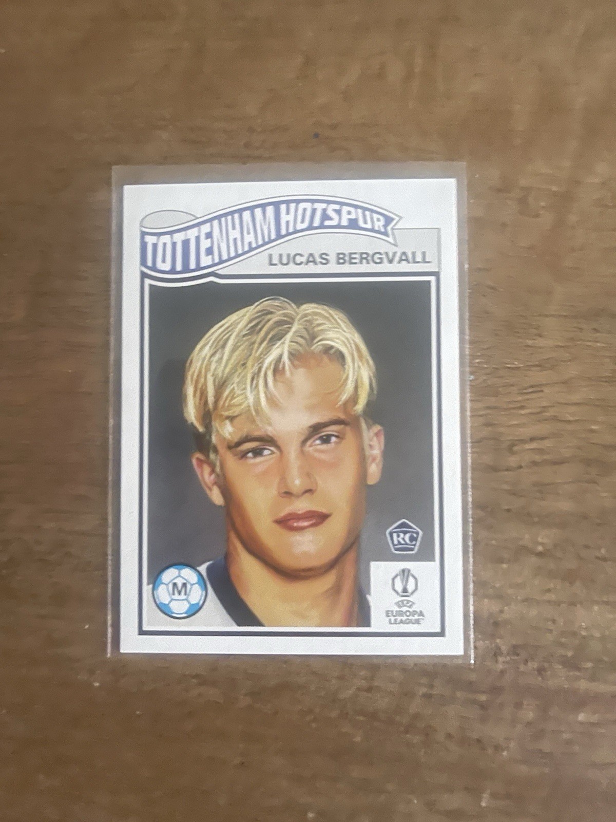 2014 Topps Living Set UEFA Champions Lucas Bergvall RC #708 Tottenham