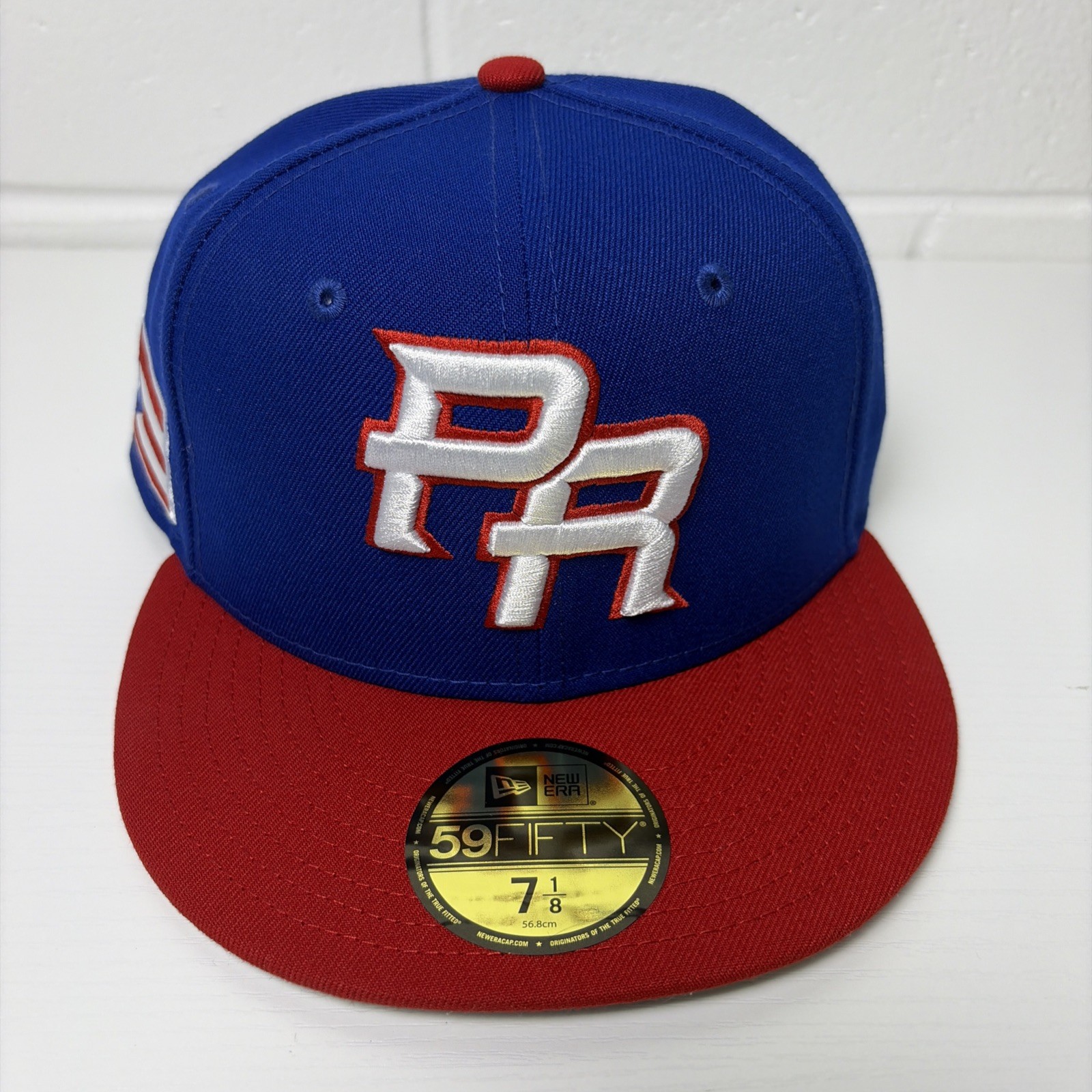 New Era Puerto Rico 2026 World Baseball Classic 59Fifty Fitted Hat Sz 7 1/8 Blue