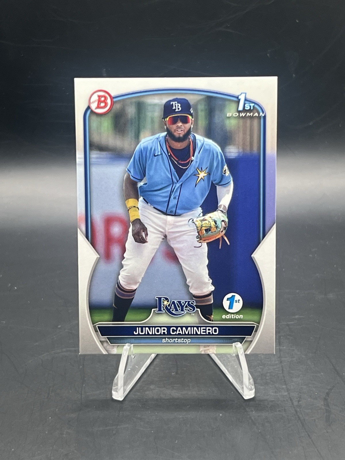 Junior Caminero 2023 Bowman Prospects “1st Edition” #BPPF-61 (RC) – Rays
