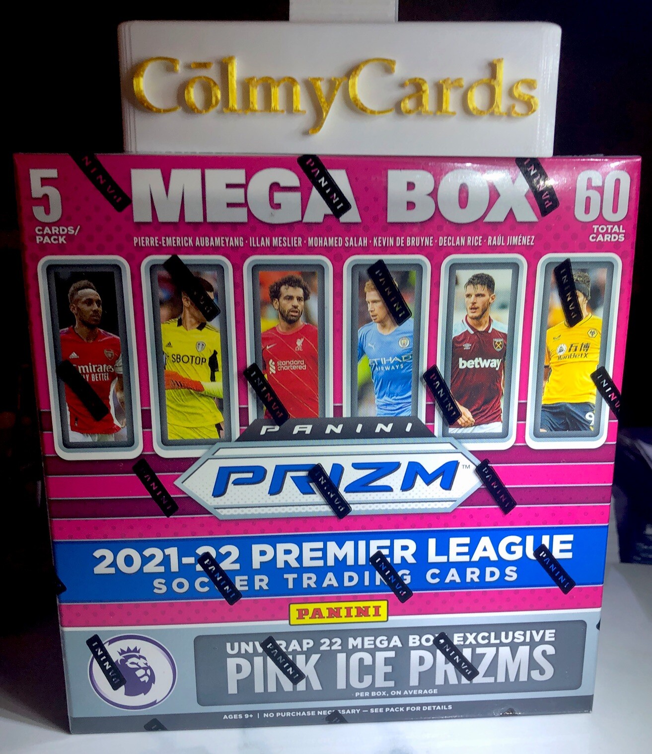 (1) 2021-22 Prizm Premier League Soccer Mega Box Kane Autos Soccer Football