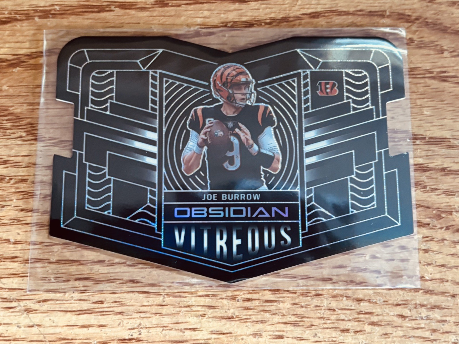 Joe Burrow 2022 Obsidian Vitreous #VTS-JBU Electric Etch Orange / 99