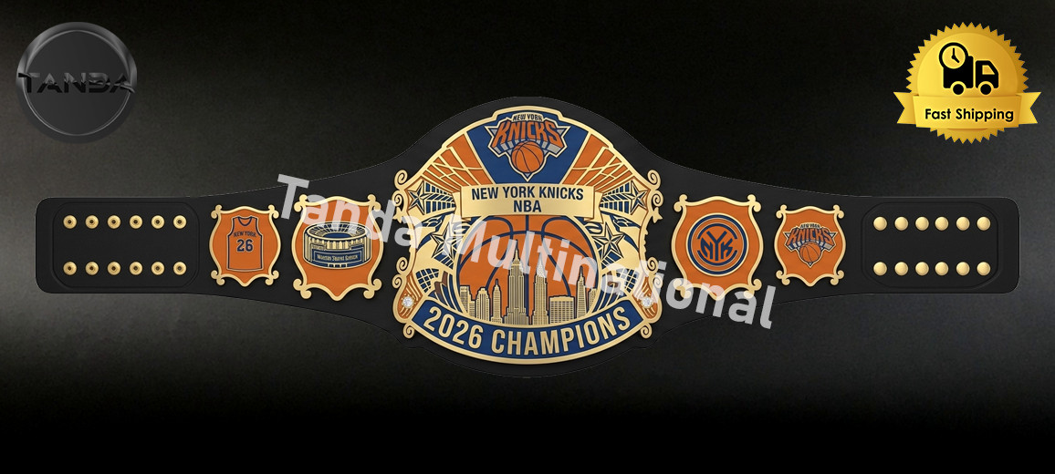 Custom New York Knicks Legacy 2026 Championship Title Belt Wrestling 4mm Brass
