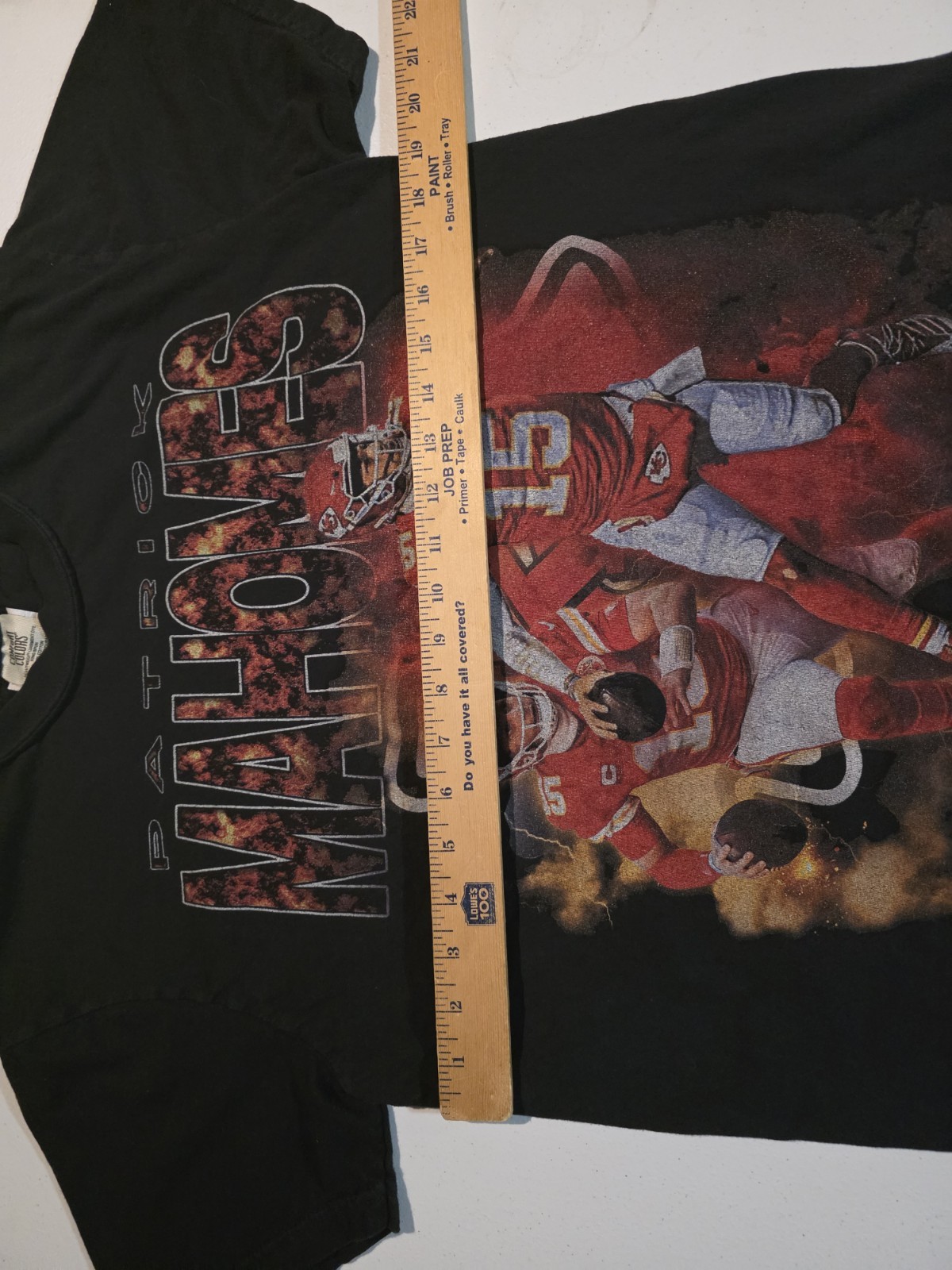 Patrick Mahomes Kansas City Chiefs Graphic T-Shirt Comfort Colors Black Mens M