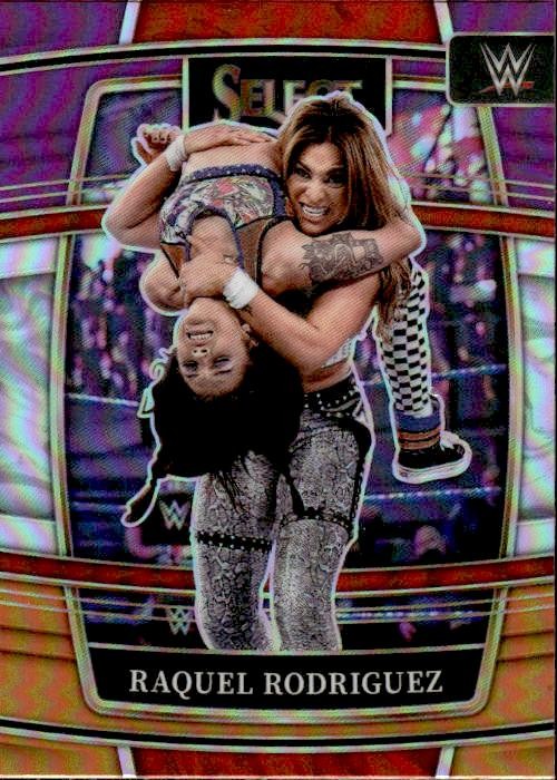 2022 Panini Select WWE Purple & Orange #6 Raquel Rodriguez