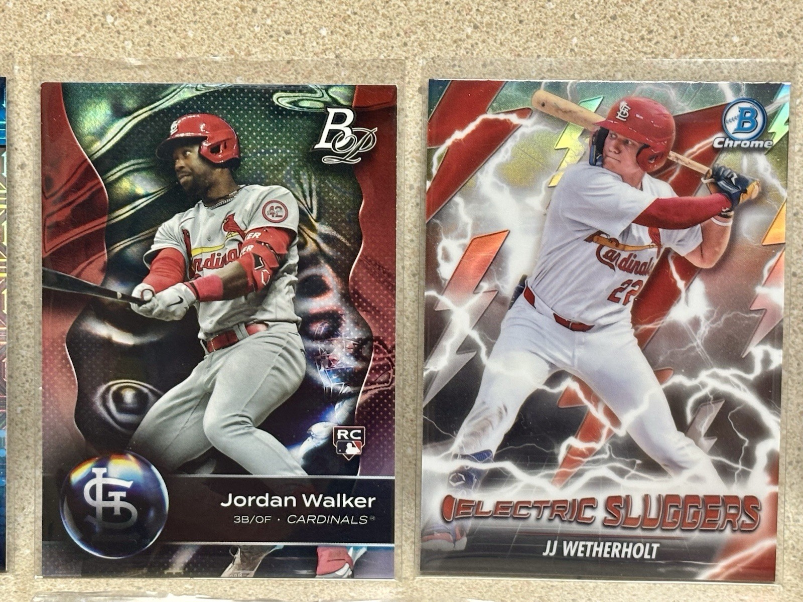 Jordan Walker Rookie Lot, JJ Wetherholt, Liam Doyle, St Louis Cardinals Card Lot