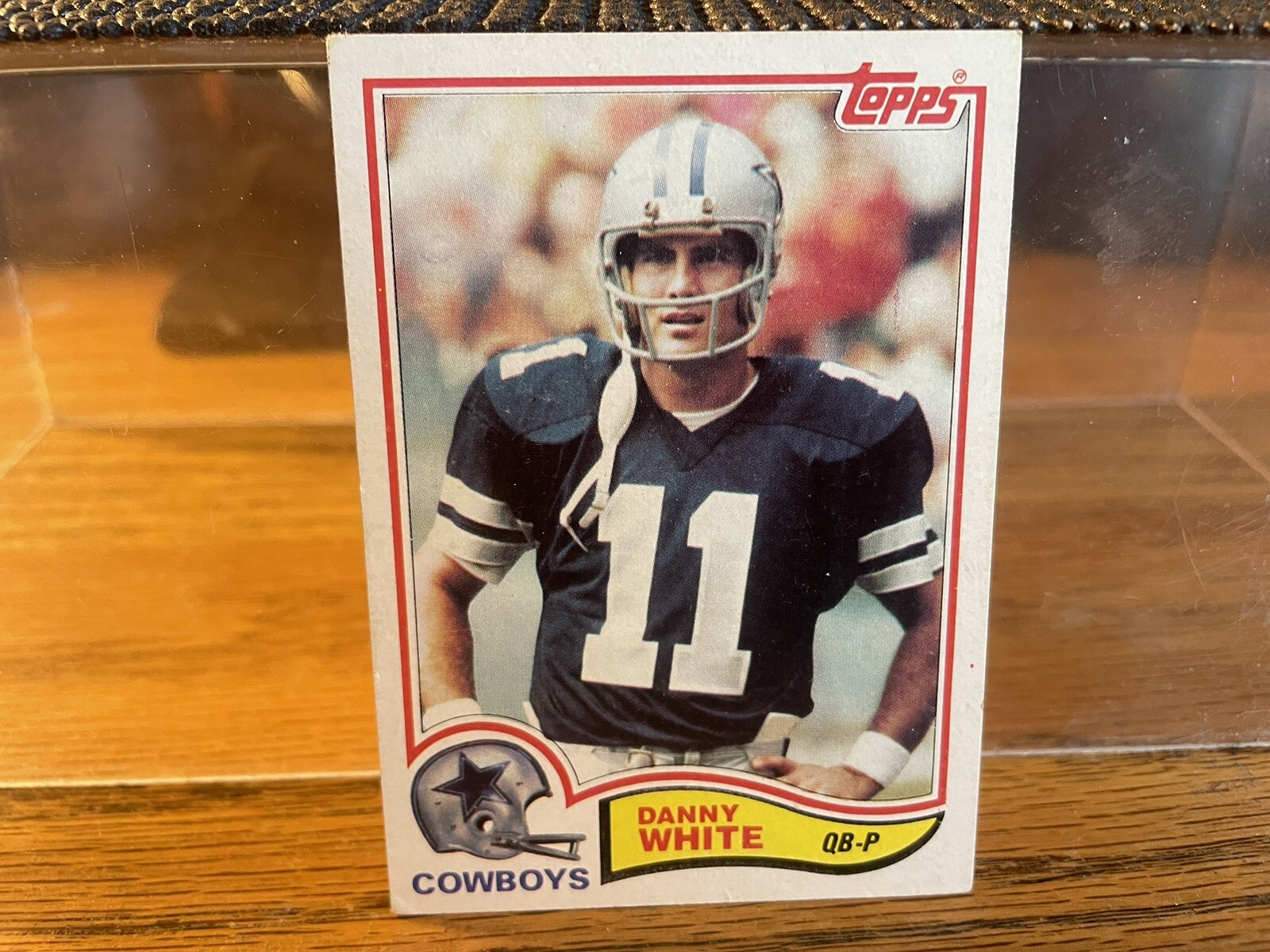 1982 Topps Danny White NR-MINT Dallas Cowboys #329 Straight From Pack To Sleeve