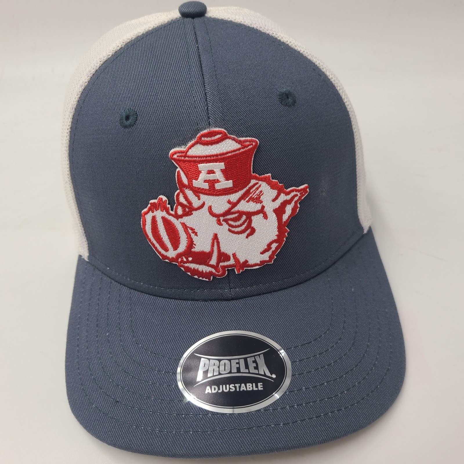 Arkansas Razorbacks Hat Snapback Trucker Mesh Outdoor Cap Blue White NCAA Men