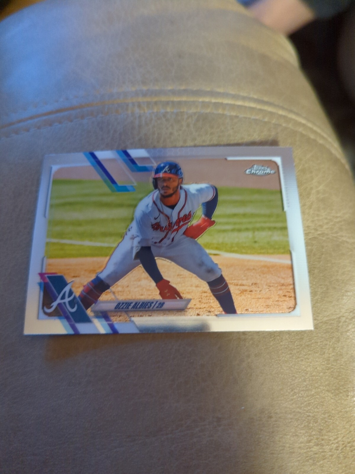 2021 Topps Chrome Ozzie Albies Atlanta Braves #24