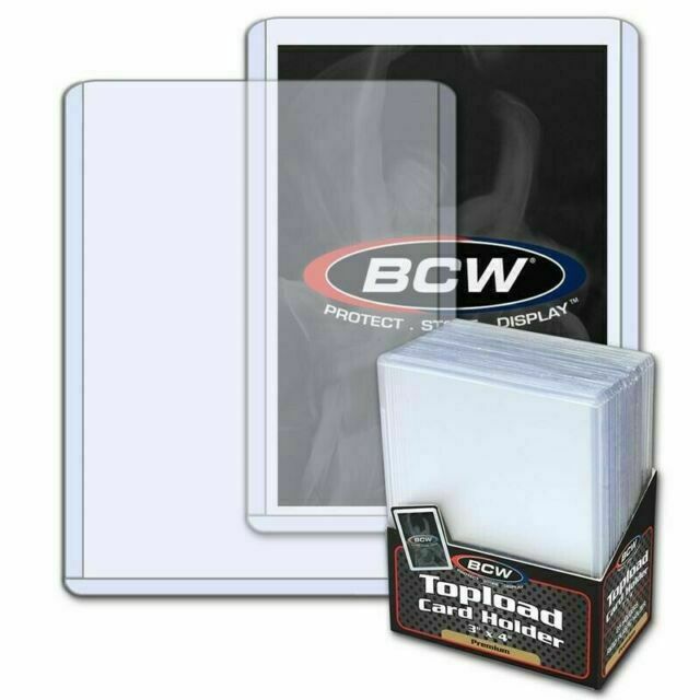 25 BCW Hard Plastic Baseball Trading Card 🔥 Premium 🔥 Holders protector