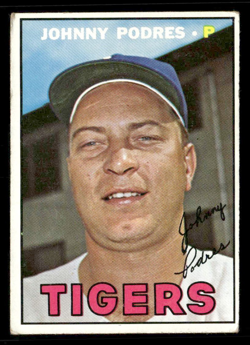 1967 Topps #284 Johnny Podres GD – VG