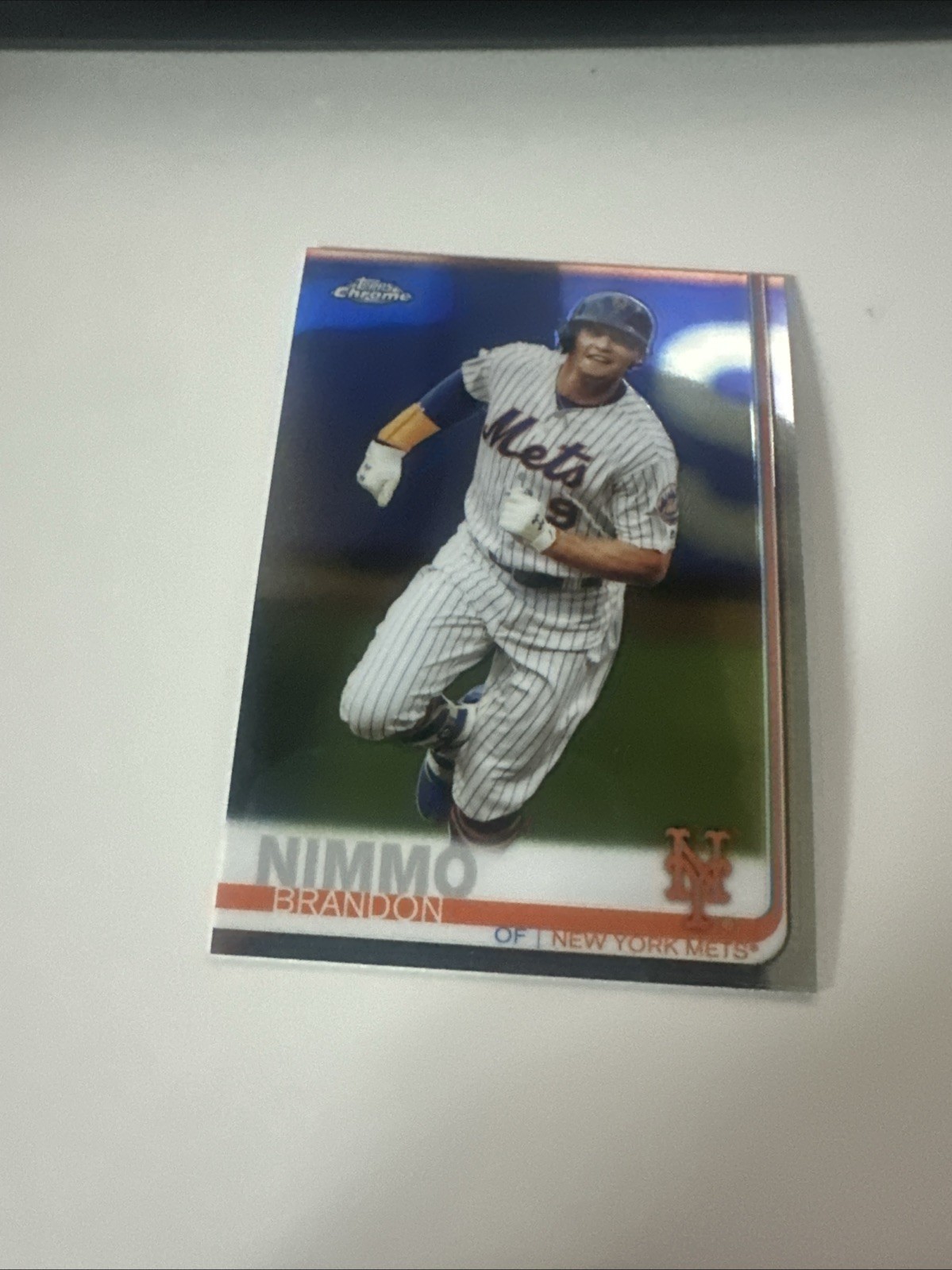 2019 Topps Chrome – Brandon Nimmo #8 Refractor
