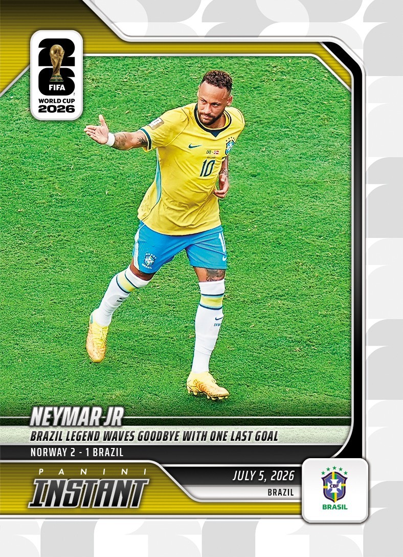 Neymar Jr. 2026 Panini Instant FIFA World Cup #208 Brazil Presale