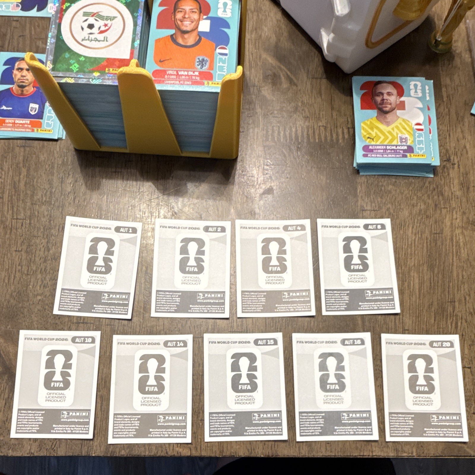 FIFA World Cup 2026 AUT STICKER LOT 9
