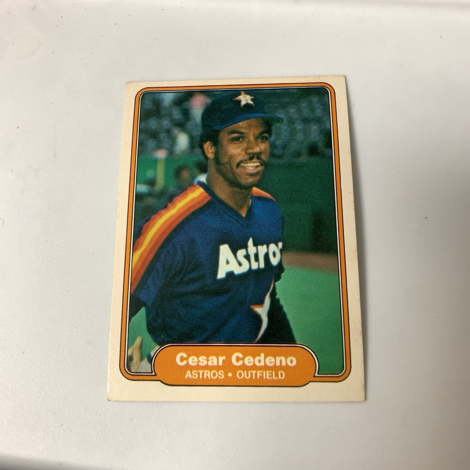 1982 Fleer Cesar Cedeno Houston Astros
