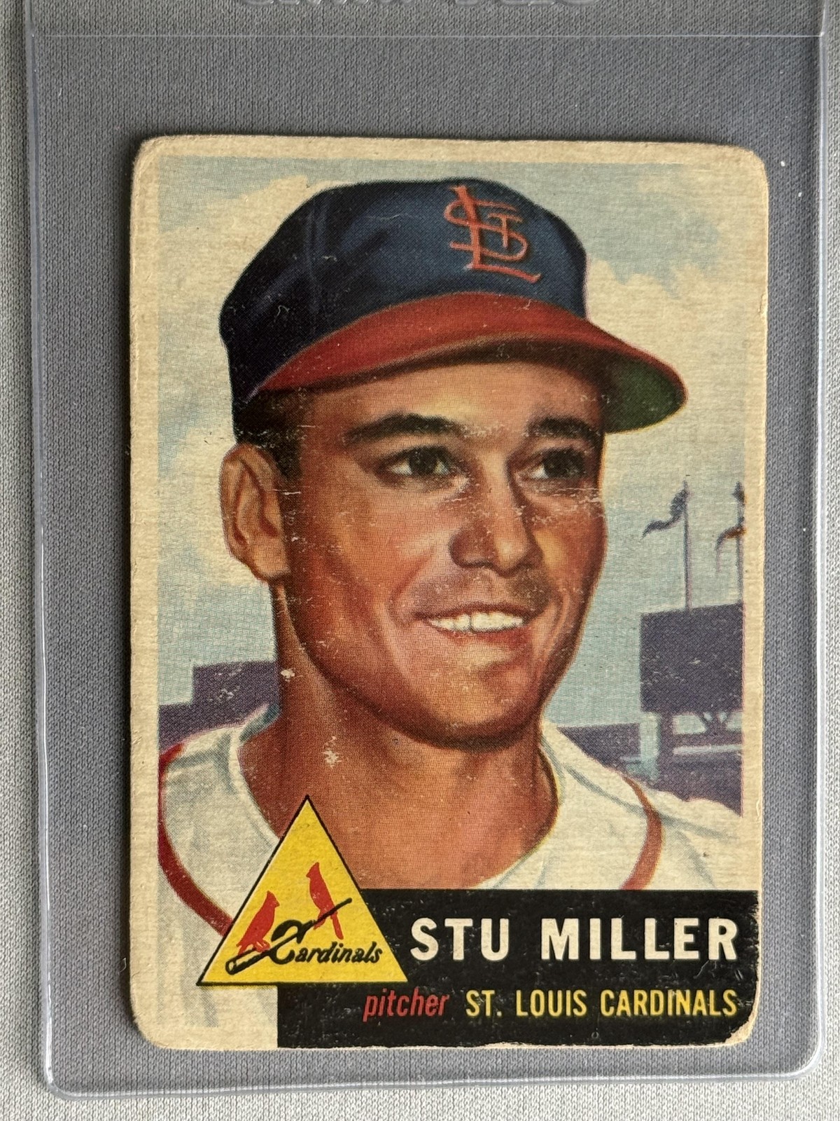 1953 Topps #183 Stu Miller