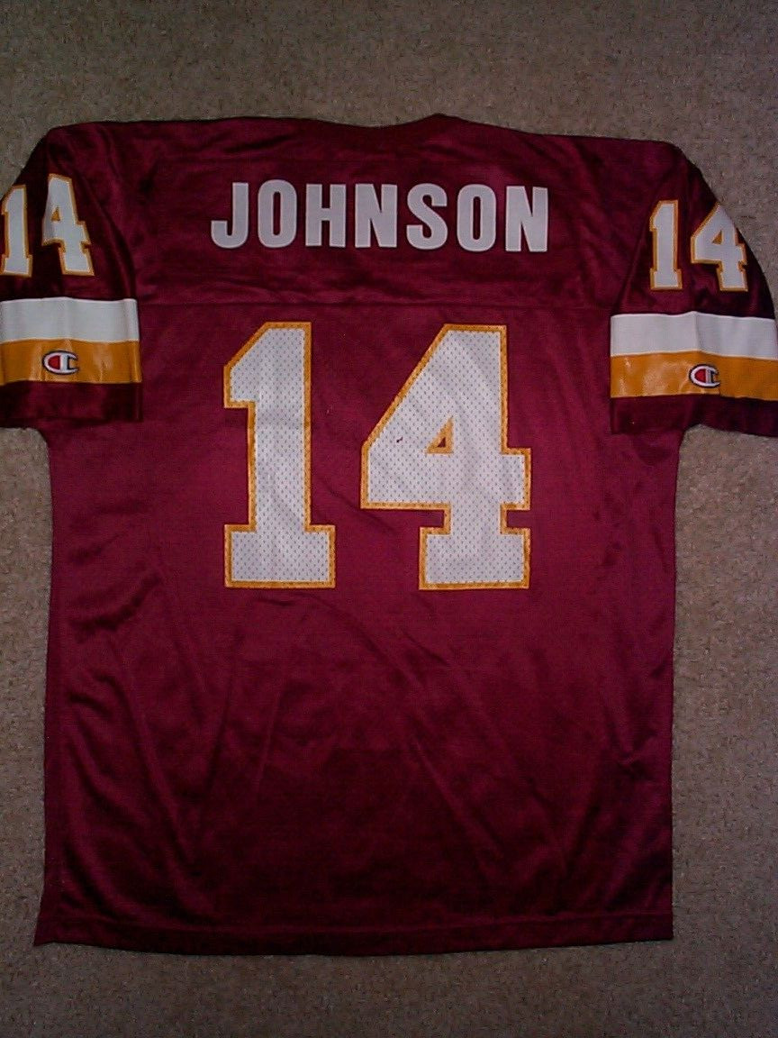 *IRREGULAR* Redskins BRAD JOHNSON nfl VINTAGE Jersey MENS/MEN’S (L-LARGE)