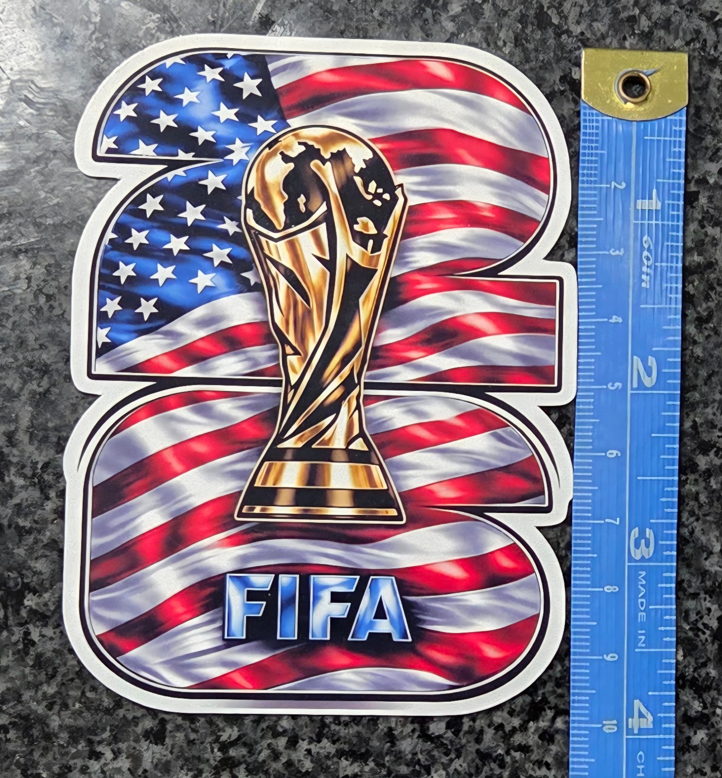 2026 FIFA World Cup USA United States Decal / Sticker Water Resistant Uv Laminat