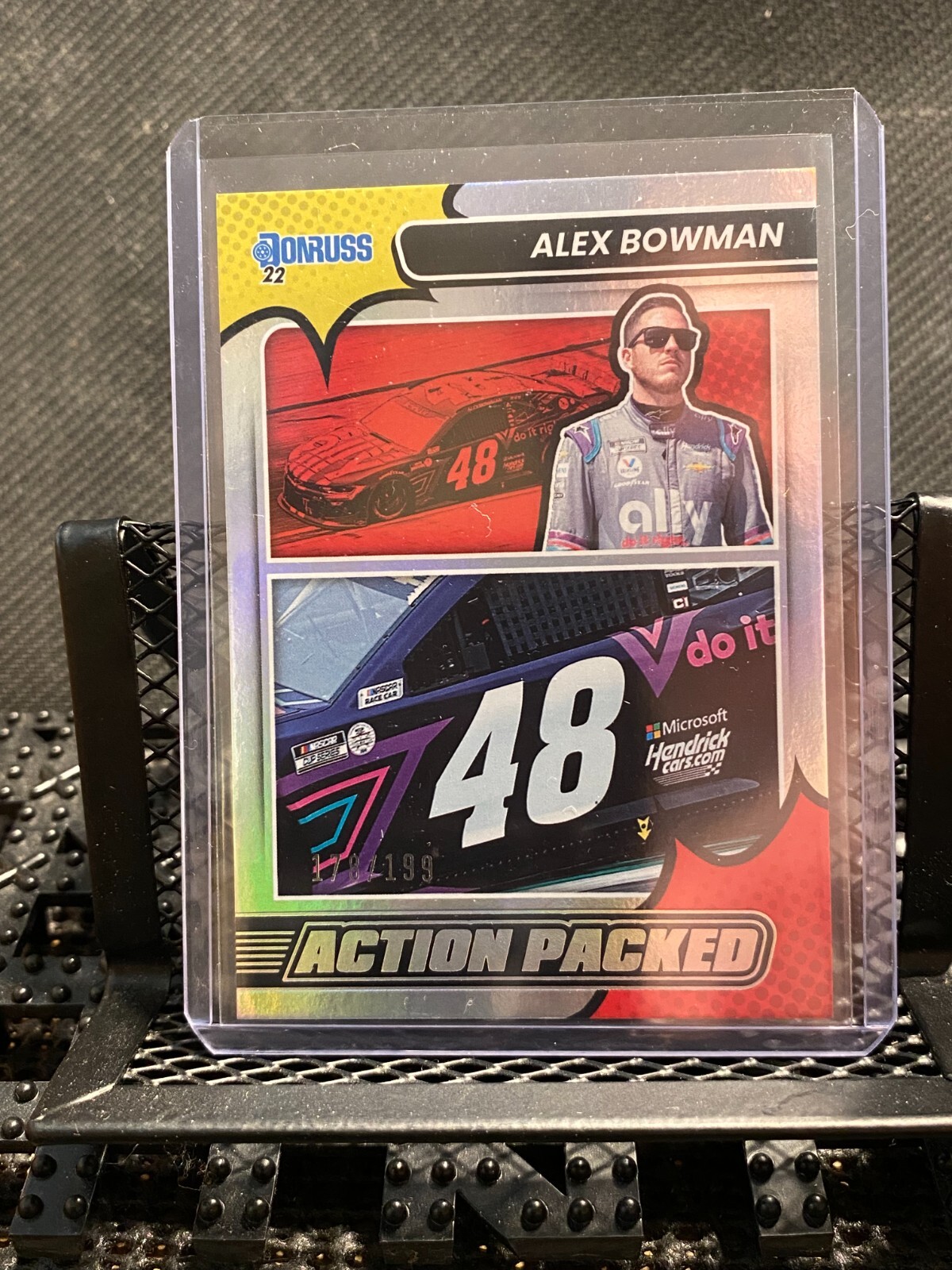 Alex Bowman 2022 Donruss Action Packed Holographic #178/199