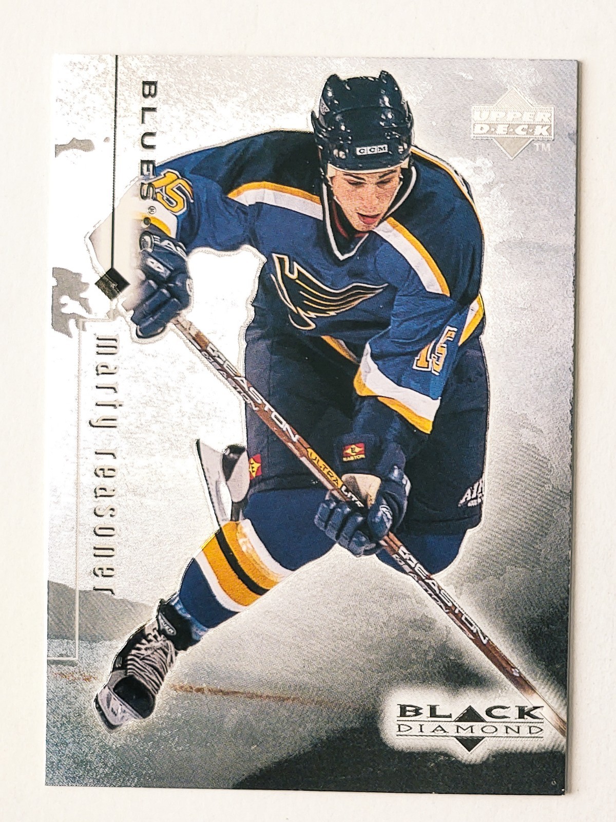 MARTY REASONER 1998-99 Upper Deck Black Diamond Base #76 St. Louis Blues