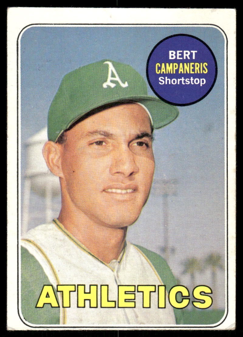 1969 Topps #495 Bert Campaneris – VG