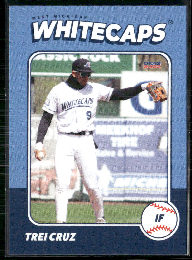 Trei Cruz 2022 West Michigan Whitecaps Team Set Card