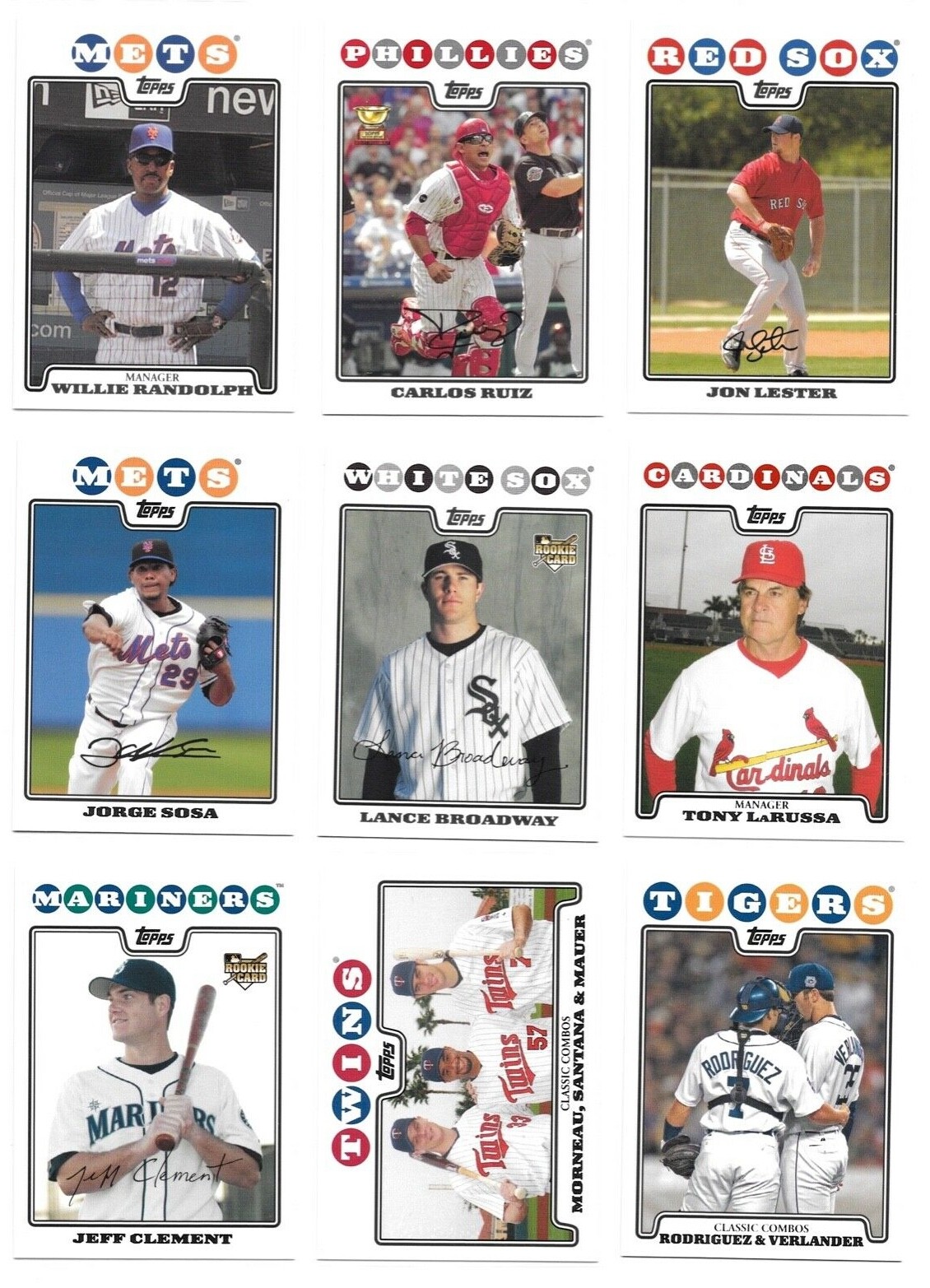 2008 Topps Baseball Trading Cards / Pick / Choose from list #s 251 – 500 / mb7