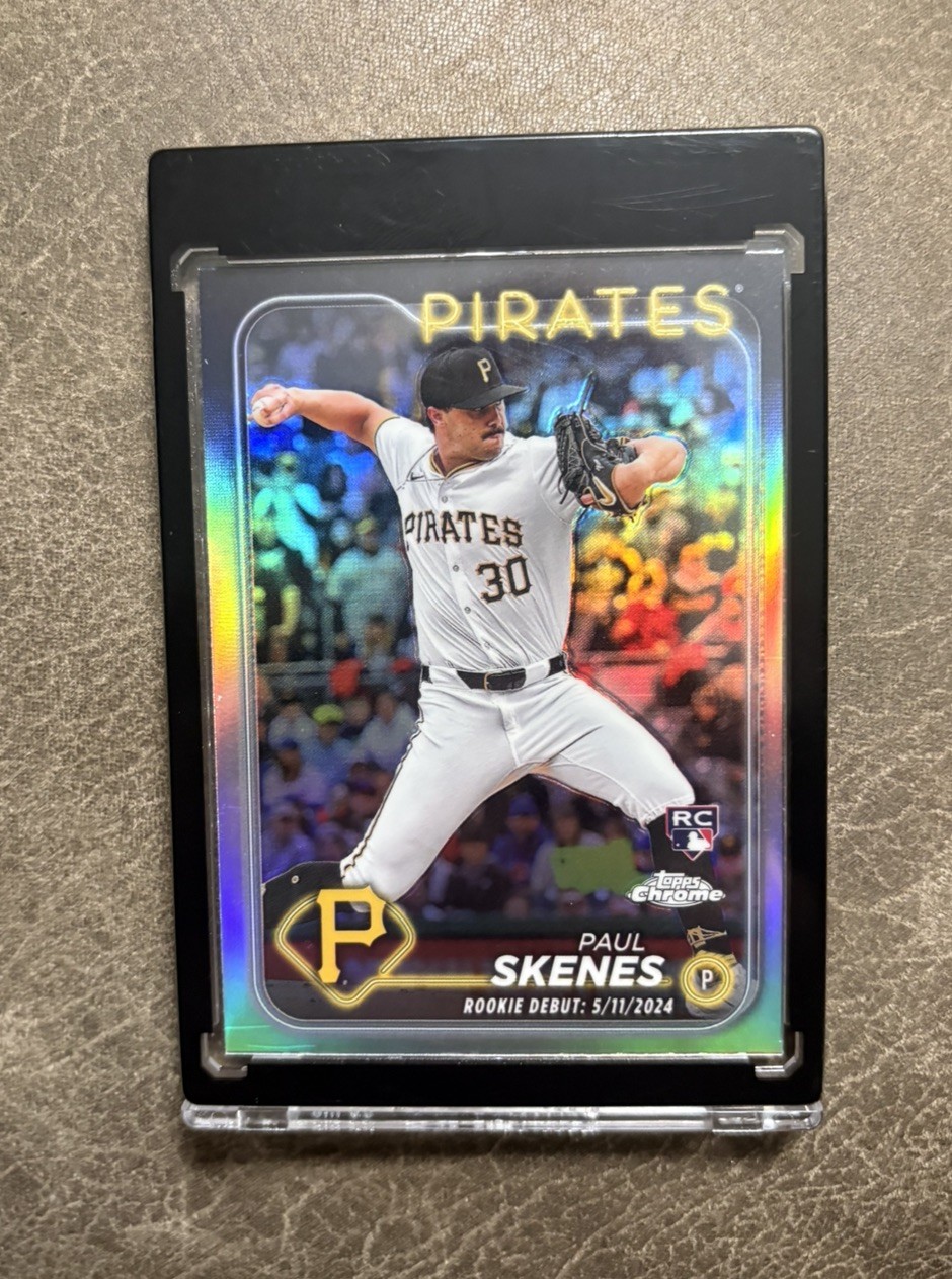 Paul Skenes 2024 Topps Chrome Refractor Rookie Debut RC #USC27 Pirates