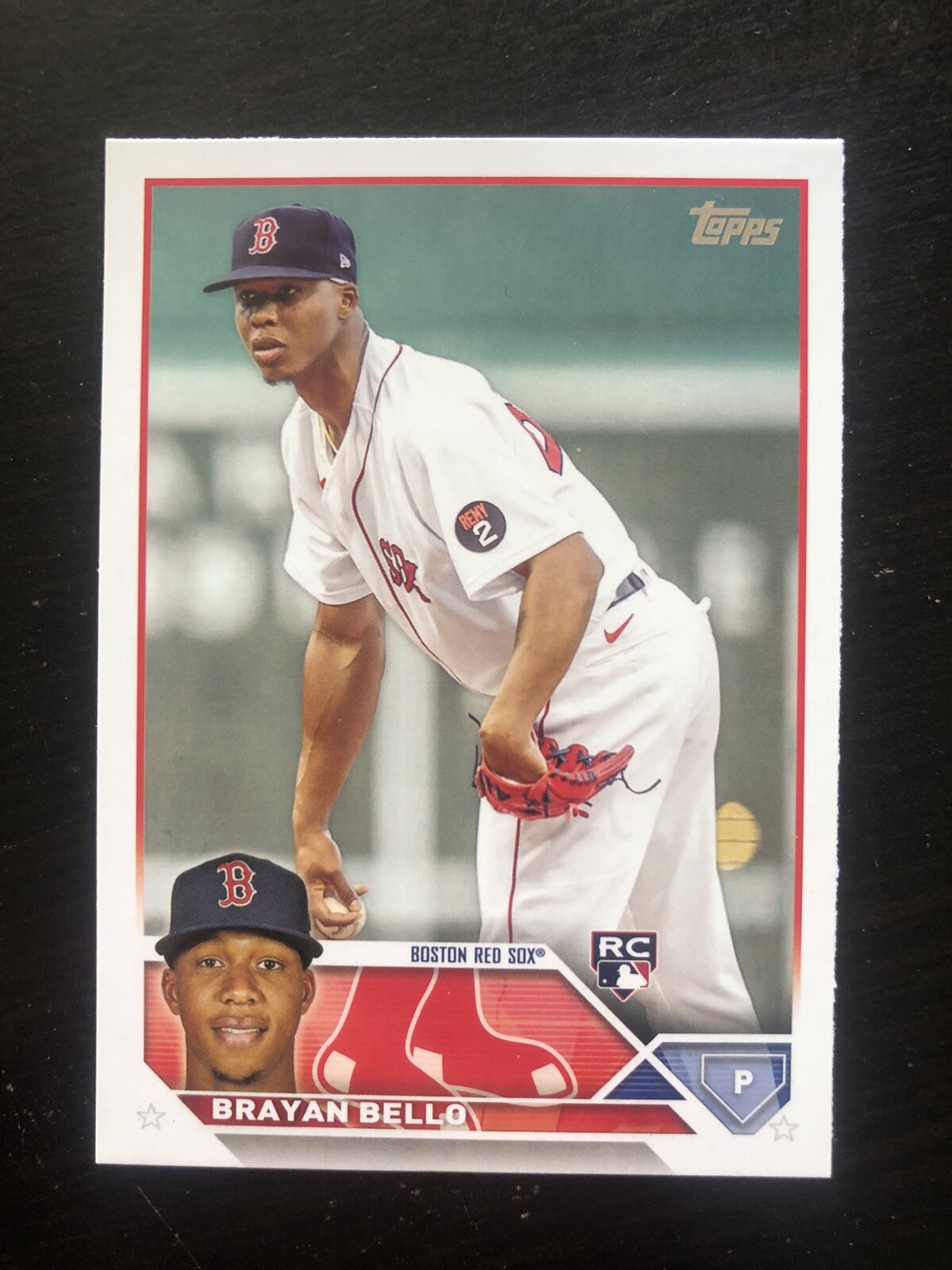 Brayan Bello 2023 Topps Series 1 Rookie Card #185 Boston Red Sox RC