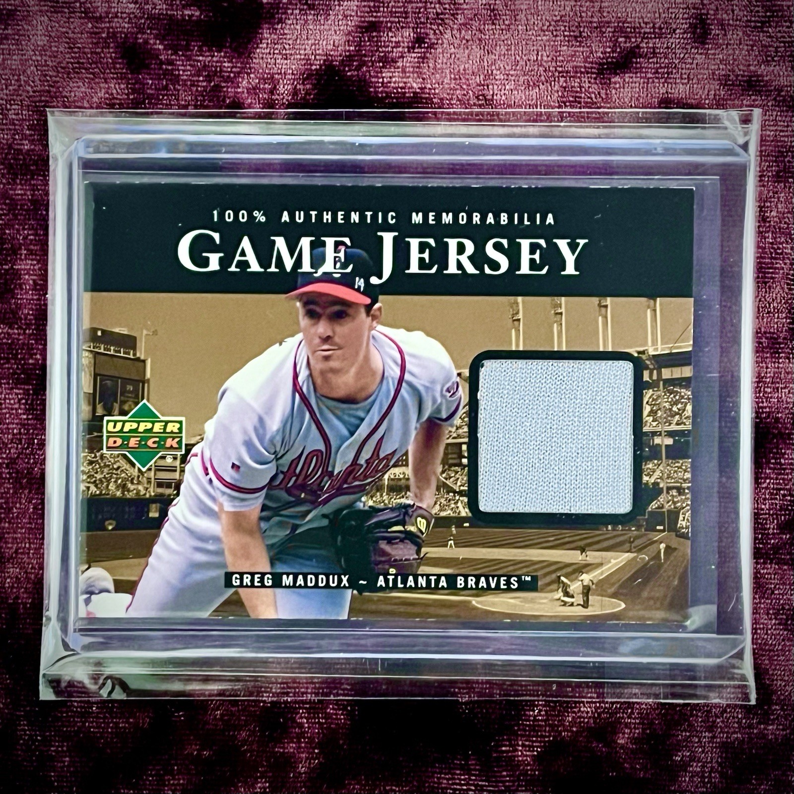 Greg Maddux 2000 Upper Deck Game Jersey Atlanta Braves MLB HOF Rare Legends SP?
