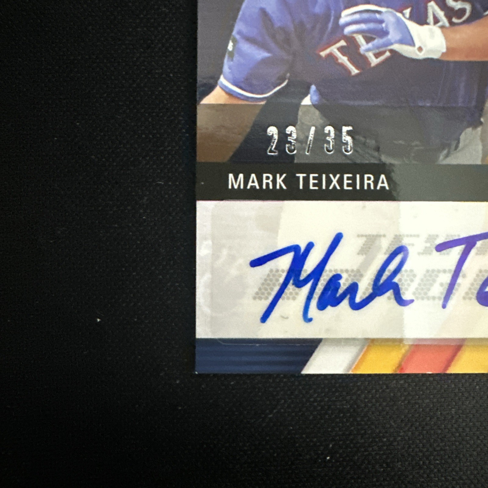 2005 Upper Deck Update 23/35 Mark Texeira & Prince Fielder #LF-FT Auto