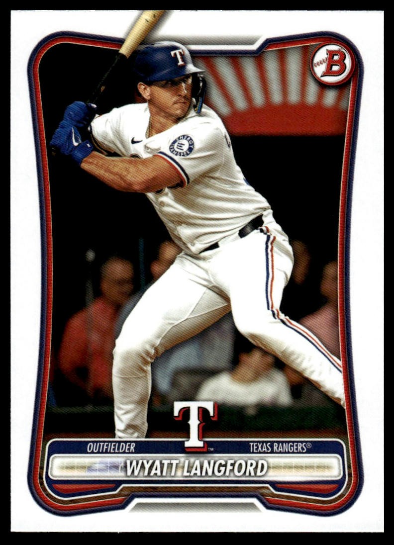 Wyatt Langford 2026 Bowman #88 Texas Rangers