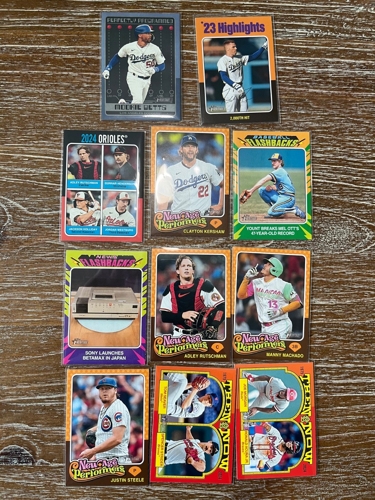 Topps Heritage 2024 High and Low Short Prints and Inserts, Complete your set