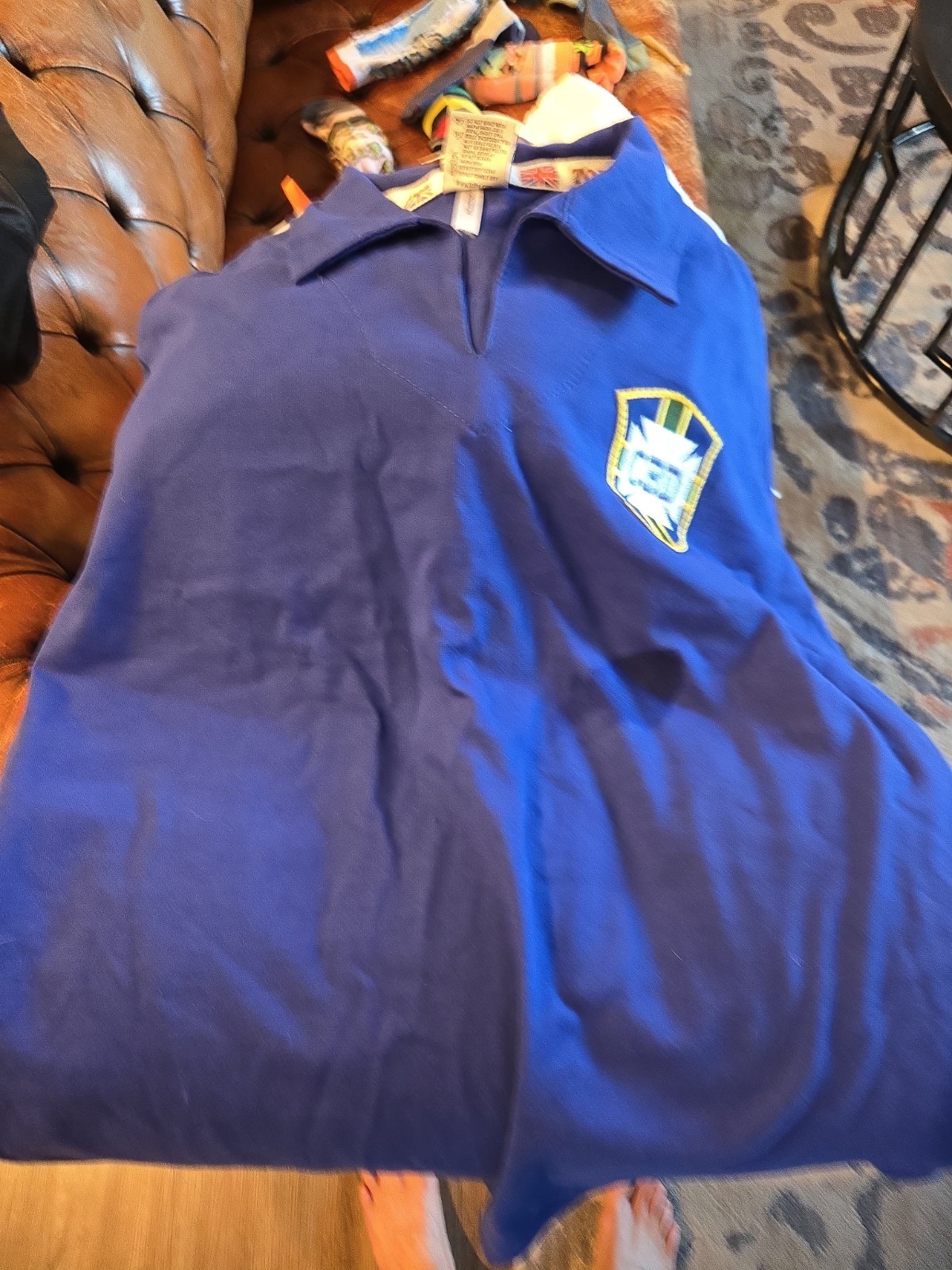 Toffs 1950’s Brazil Jersey Sz M Garincha Number 7 Jersey
