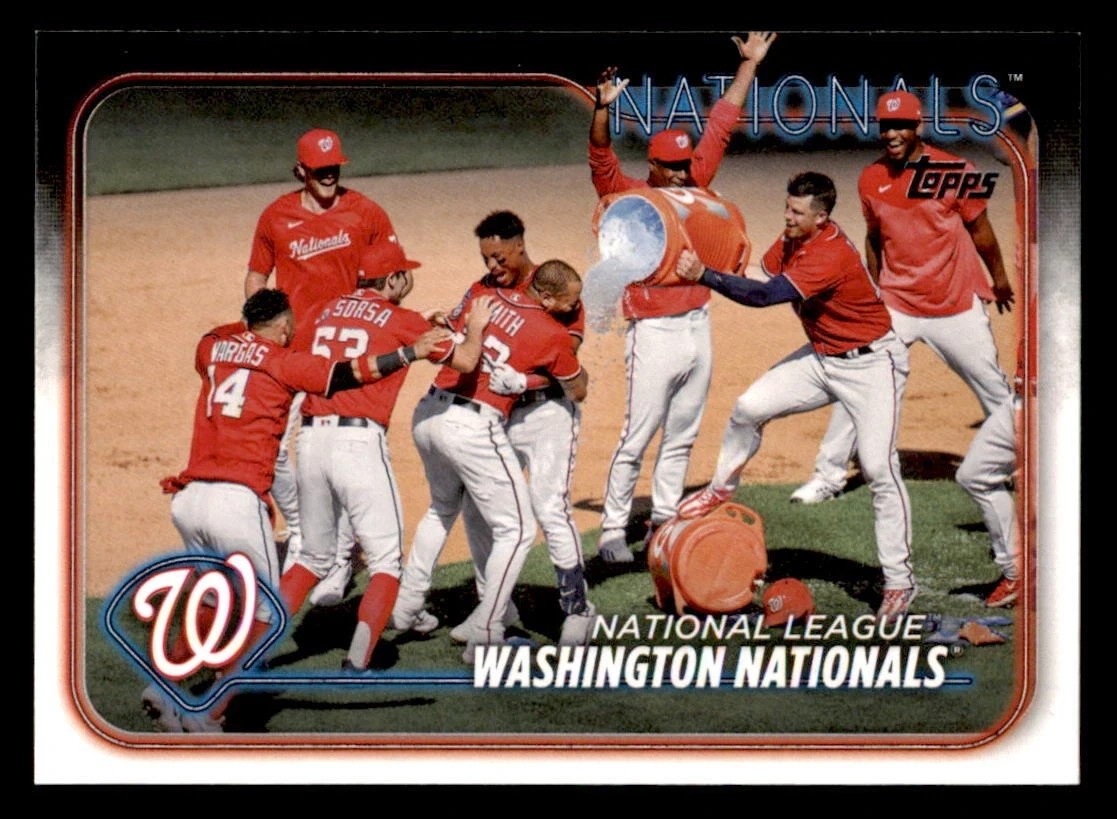 2024 Topps #417 Washington Nationals Washington Nationals