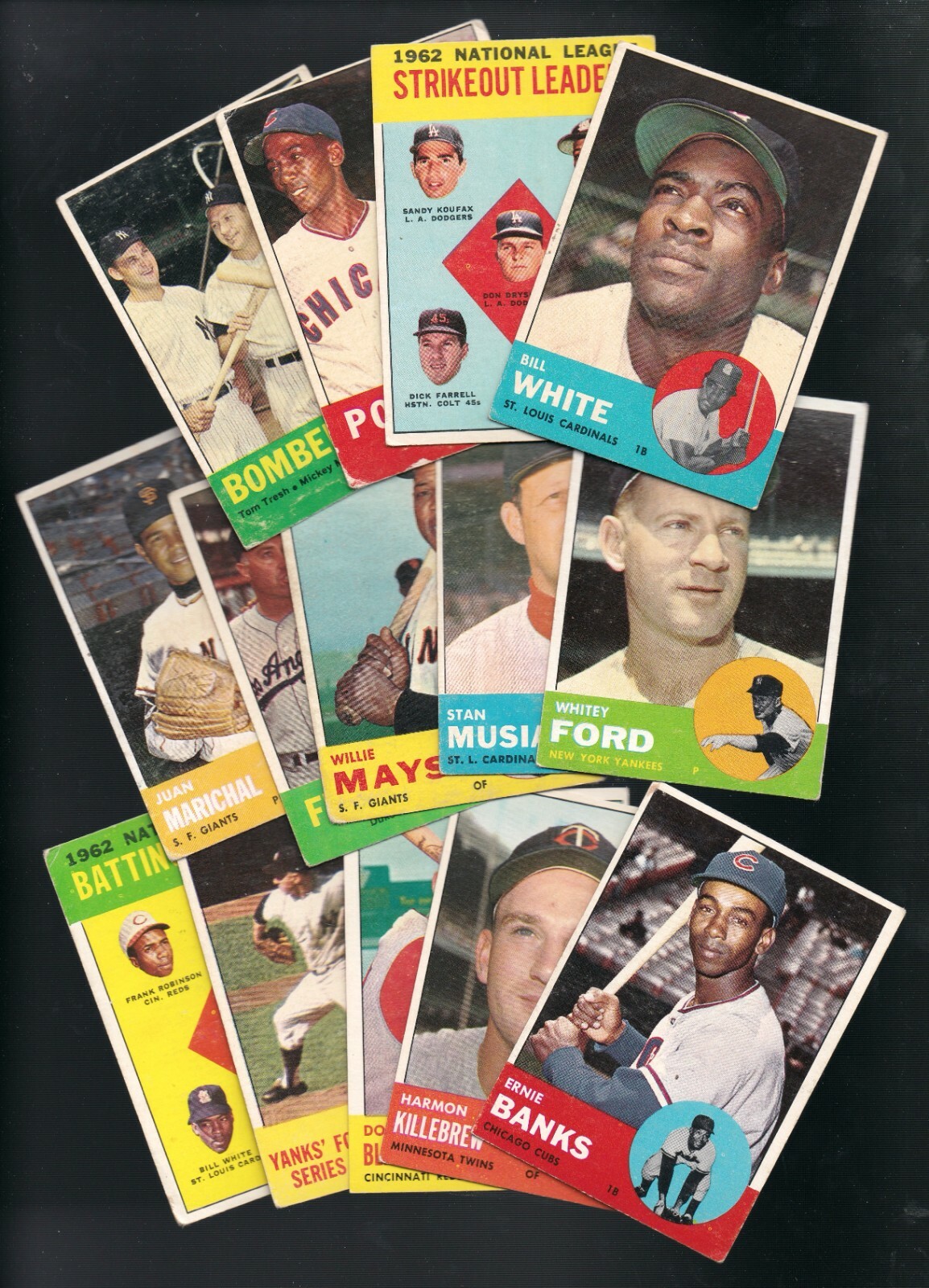 1963 TOPPS original BASEBALL CARDS -YOU Pick CHOICE – COMMONS TO STARS UP To 250