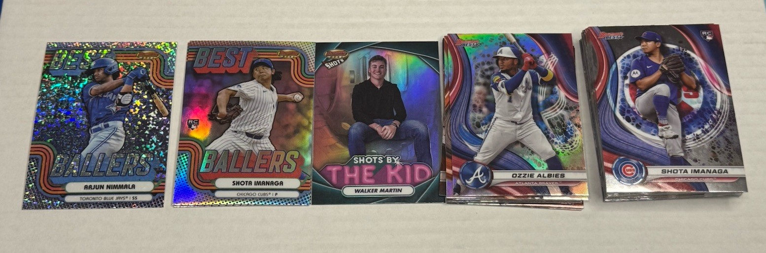 2024 Bowman Best Base, RC’s, Prospects, Refractors, Inserts – Pick