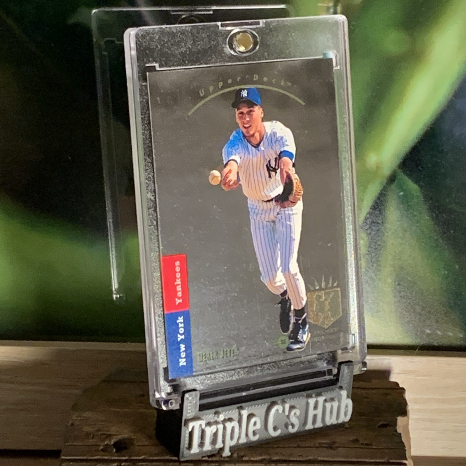 1993 UD SP DEREK JETER Premier Prospects Foil #279 w/ Case Rookie RC Centered! *