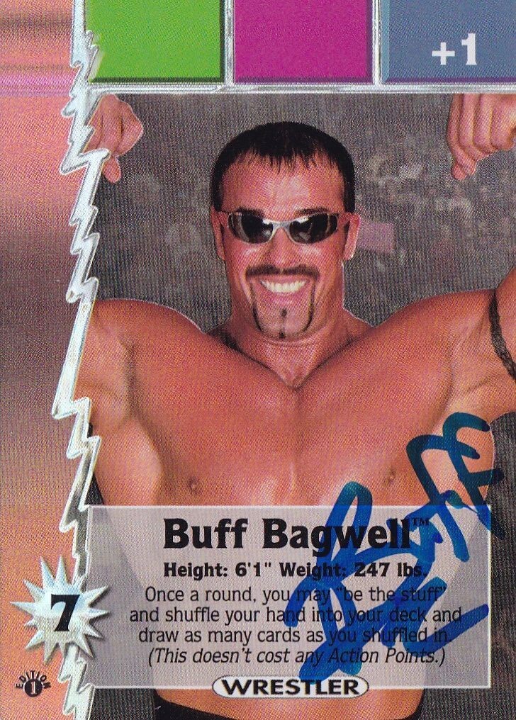 Buff Bagwell Signed 2000 Wizards of the Coast WCW Nitro 1st Edition UR Card #26