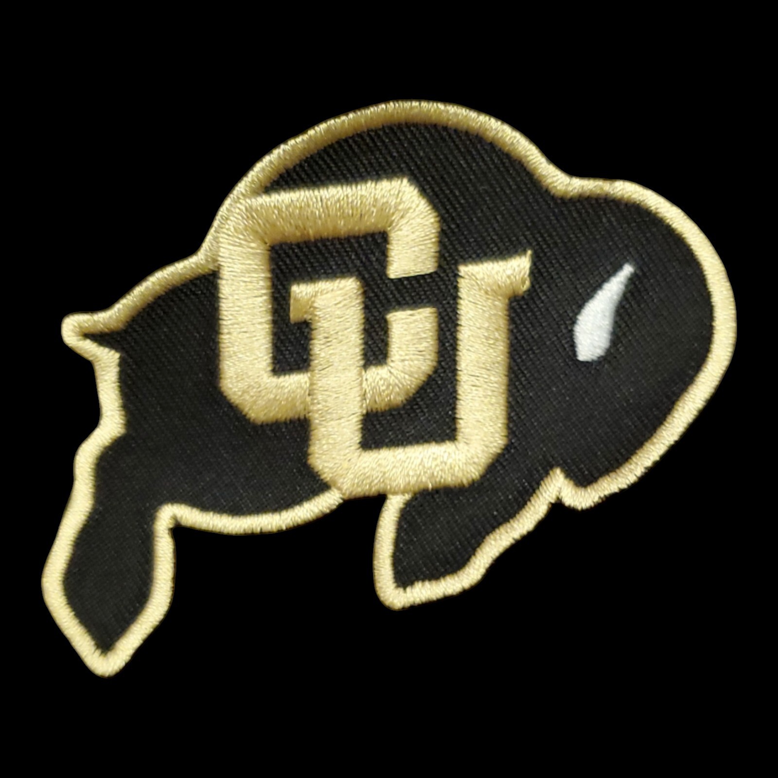 Colorado Buffaloes Patch. Fully Embroidered. Iron On Backing 3″X2″