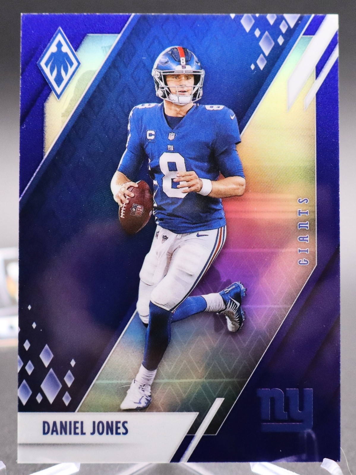 Daniel Jones 2021 Panini Phoenix Blue /35 #69 Giants