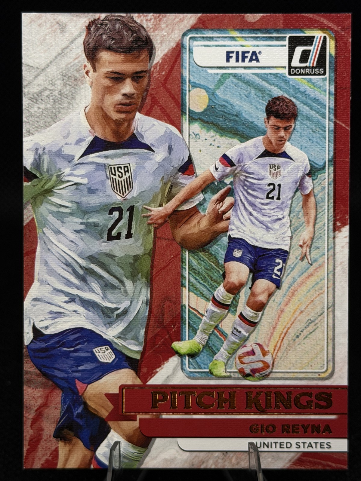 2022-23 Panini Donruss – Pitch Kings – Giovanni (Gio) Reyna – US Men’s World Cup