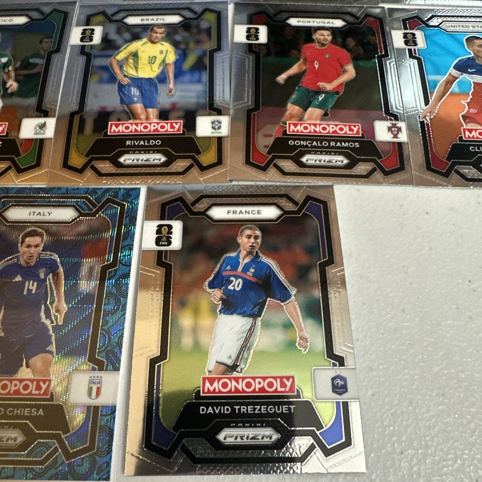 Monopoly Prizm Fifa 2026 Trading Card Lot of 12💥💫