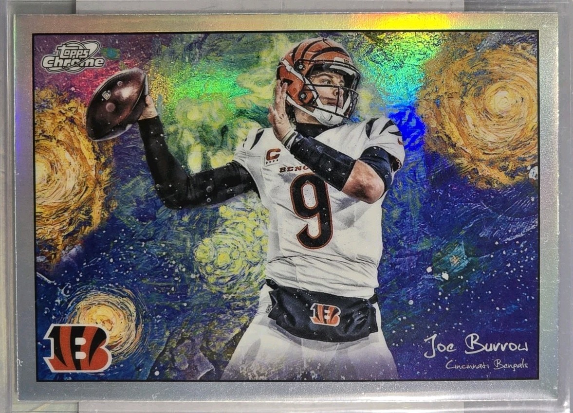 2025 Topps Cosmic Chrome Joe Burrow Stars In The Night STN-13 Bengals