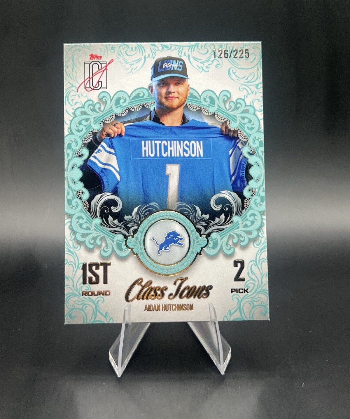 Topps 2025 Topps Signature Class Aidan Hutchinson Class Icons #CI-7 126/225