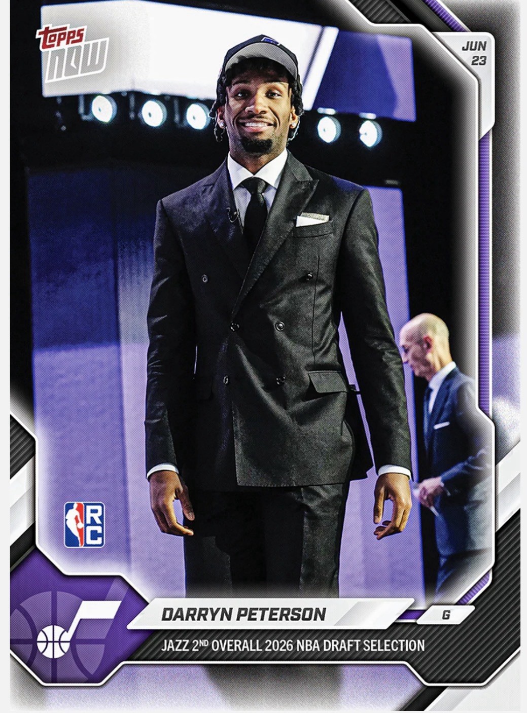 Darryn Peterson – 2025-26 NBA Topps NOW® Presale CHANCE AT 1/1 AUTO #2 Pick