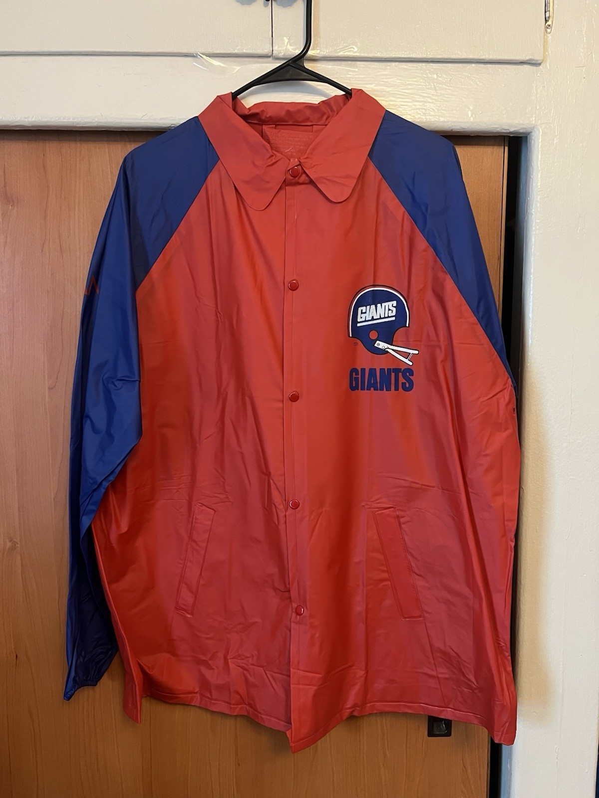 New York Giants 80s 90s NFL Jovan SGA Raincoat Jacket Unisex XL