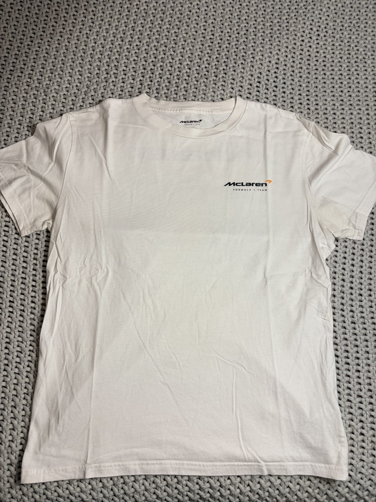 McLaren Formula 1 Team Shirt Mens M White F1 Racing MCL60 2023 Graphic Tee