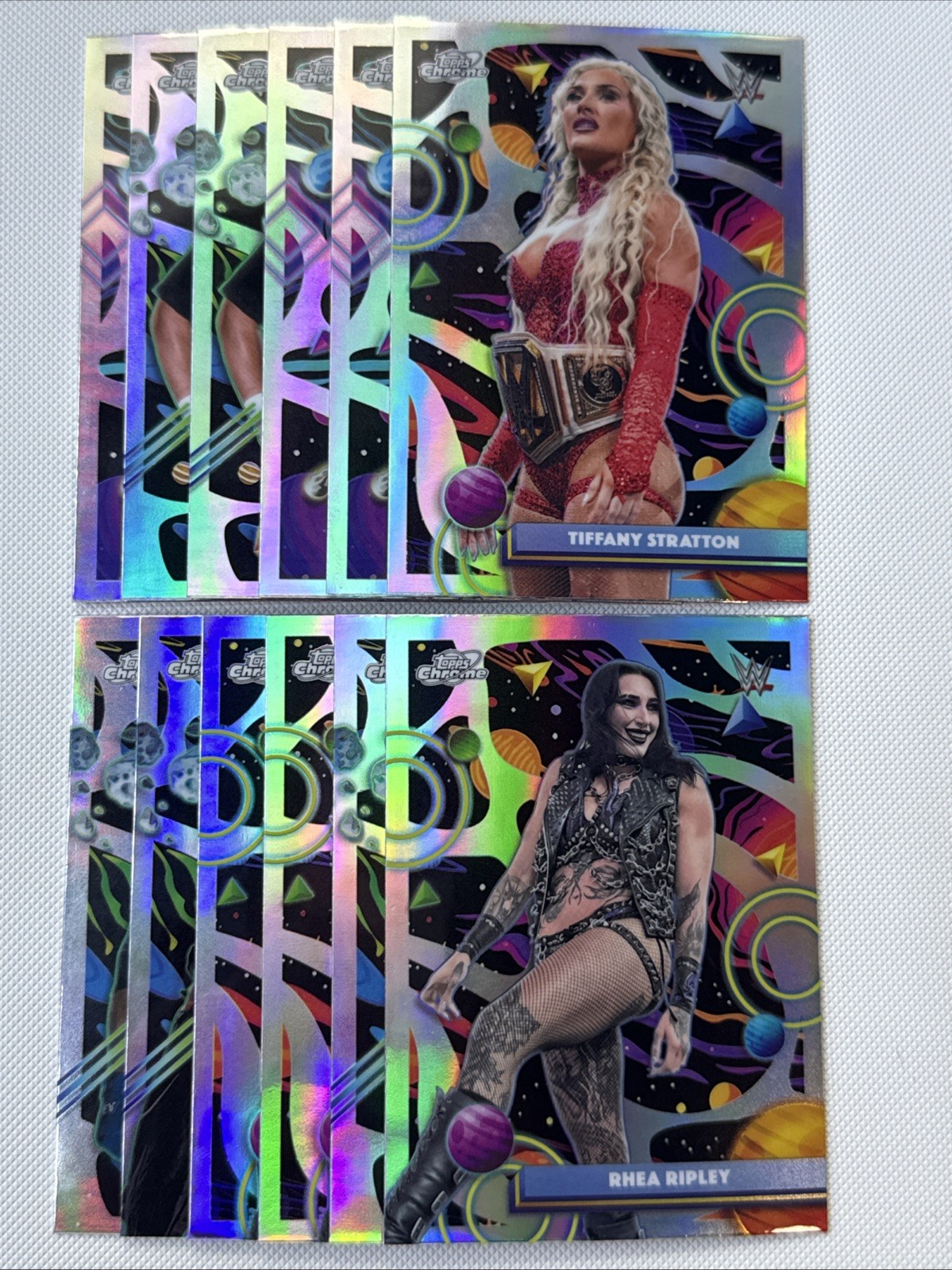 SILVER REFRACTOR 2026 Topps Chrome Cosmic WWE Cards You Pick/Choose! READ*