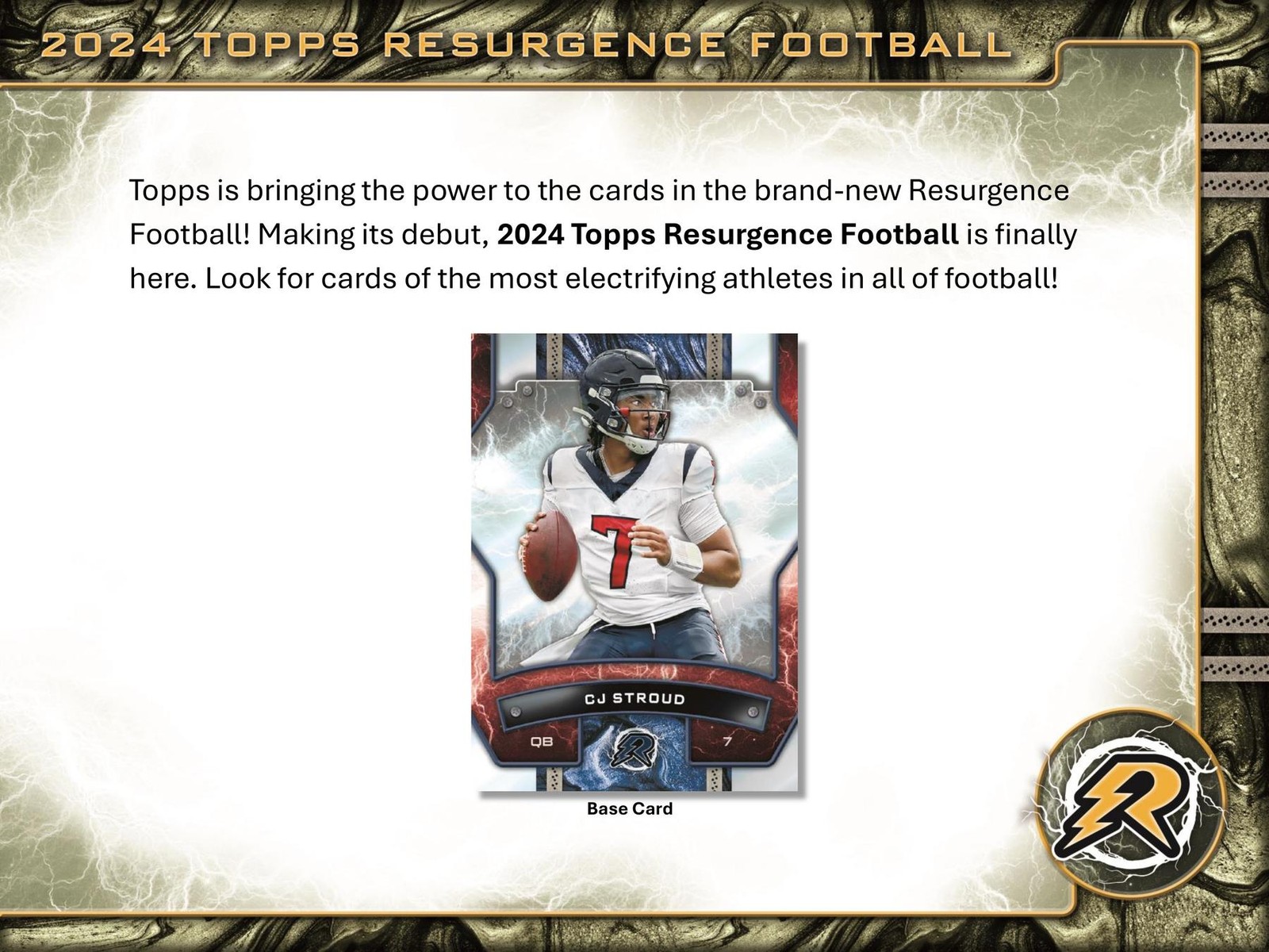 2024 TOPPS RESURGENCE FOOTBALL MEGA BOX