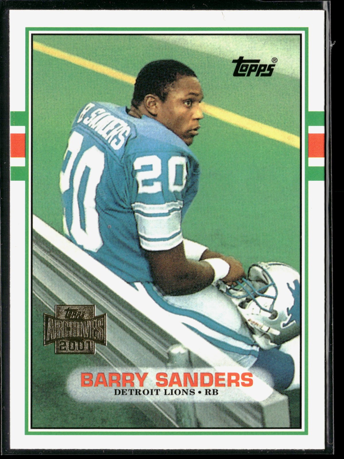Barry Sanders 2001 Topps Archives #25 Detroit Lions